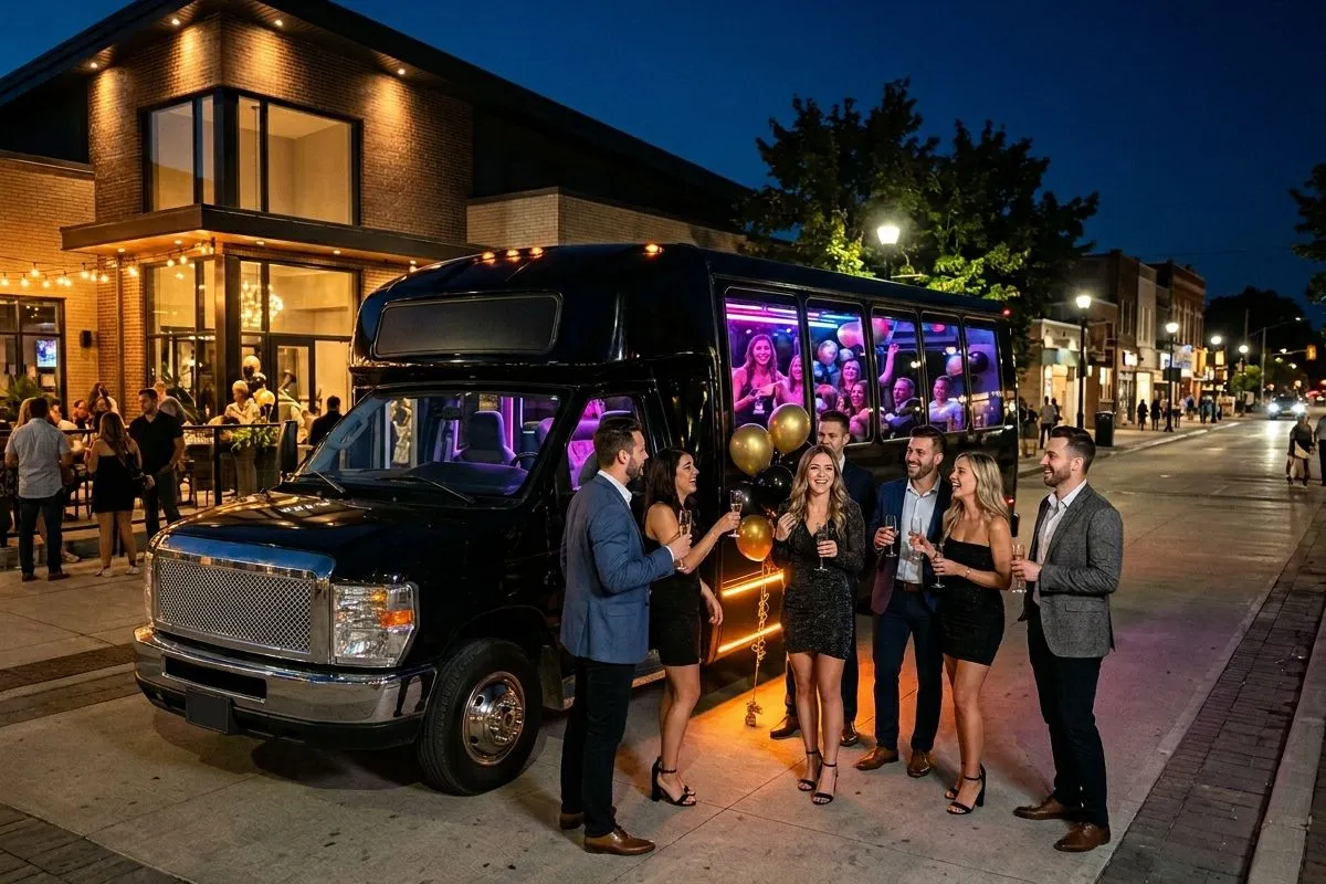 Party bus and limo service for birthdays in Brantford Ontario