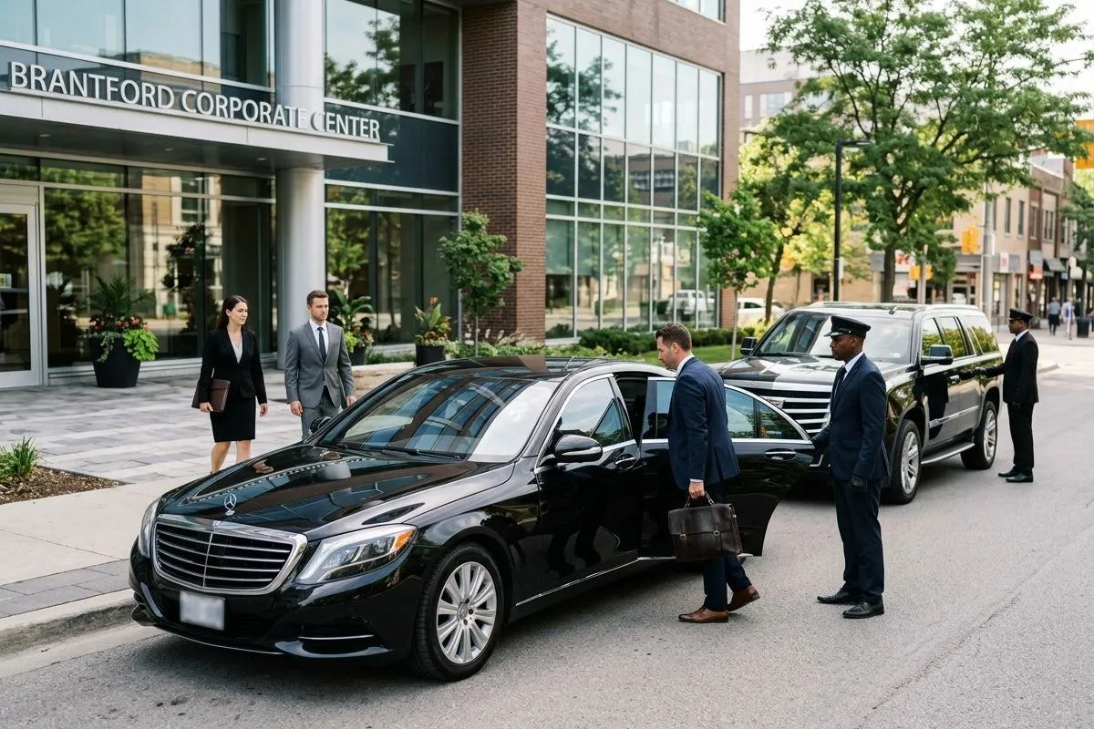 Luxury sedan and SUV for corporate limo service in Brantford Ontario