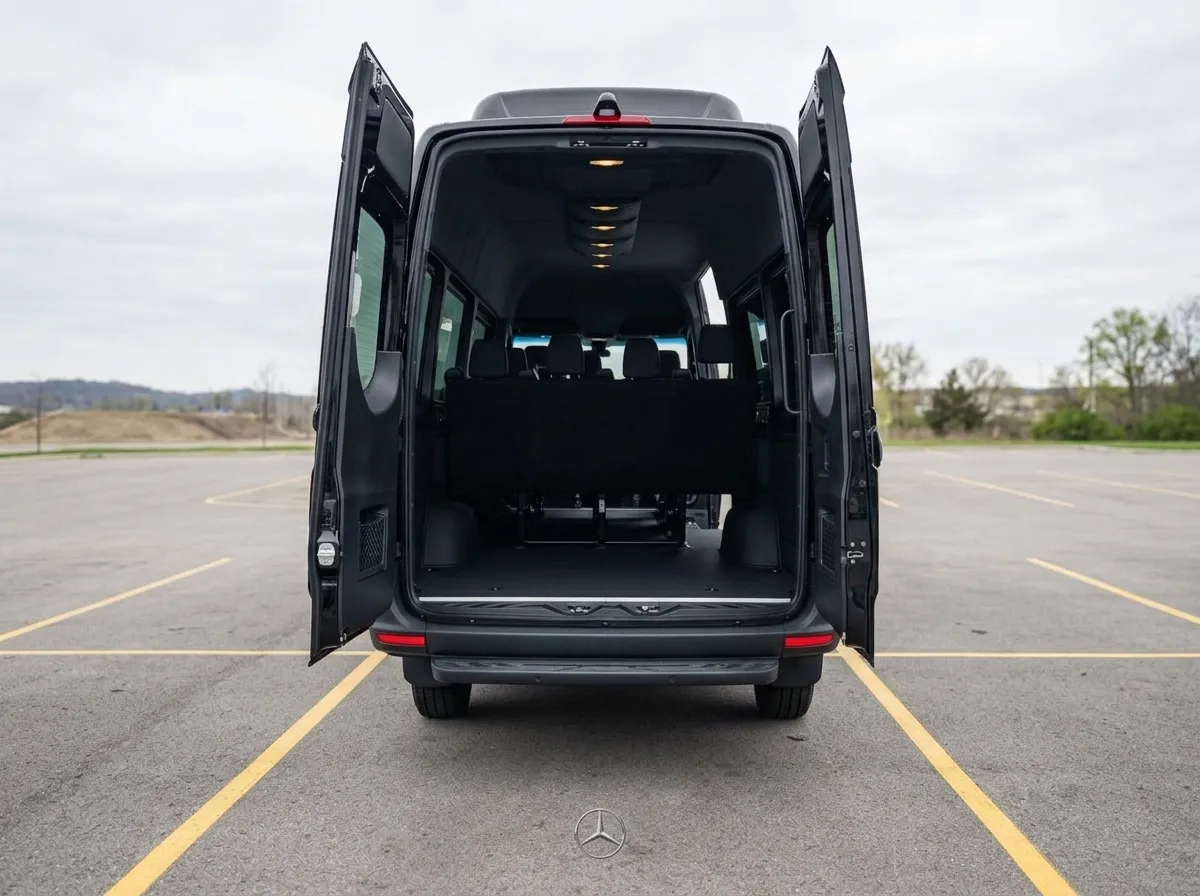 Mercedes Sprinter Van Back Side